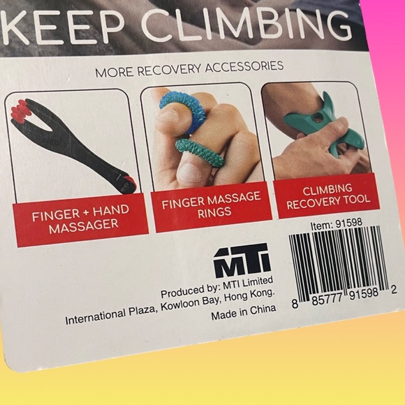 Climb Hand & Finger File, Blue, to condition your hands for climbing - Picture 4 of 5